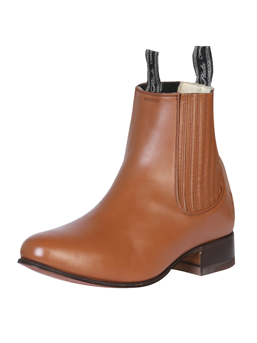 El Canelo - Charro Ankle Boot   - Atlas Maple 227