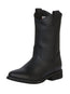 Establo Men's Work Boot - Leather Grasso -  Black 311