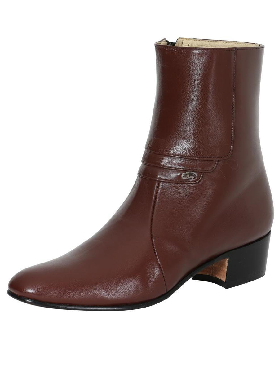Bota de vestir EL Besserro - Cuero color vino 1912