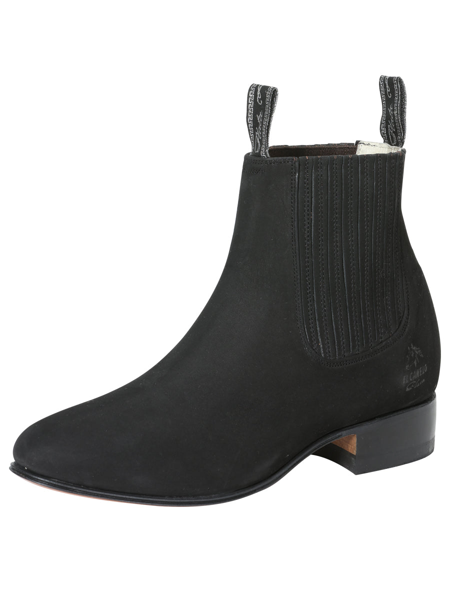Bota Charra Canelo - Nobuck Negro 3663