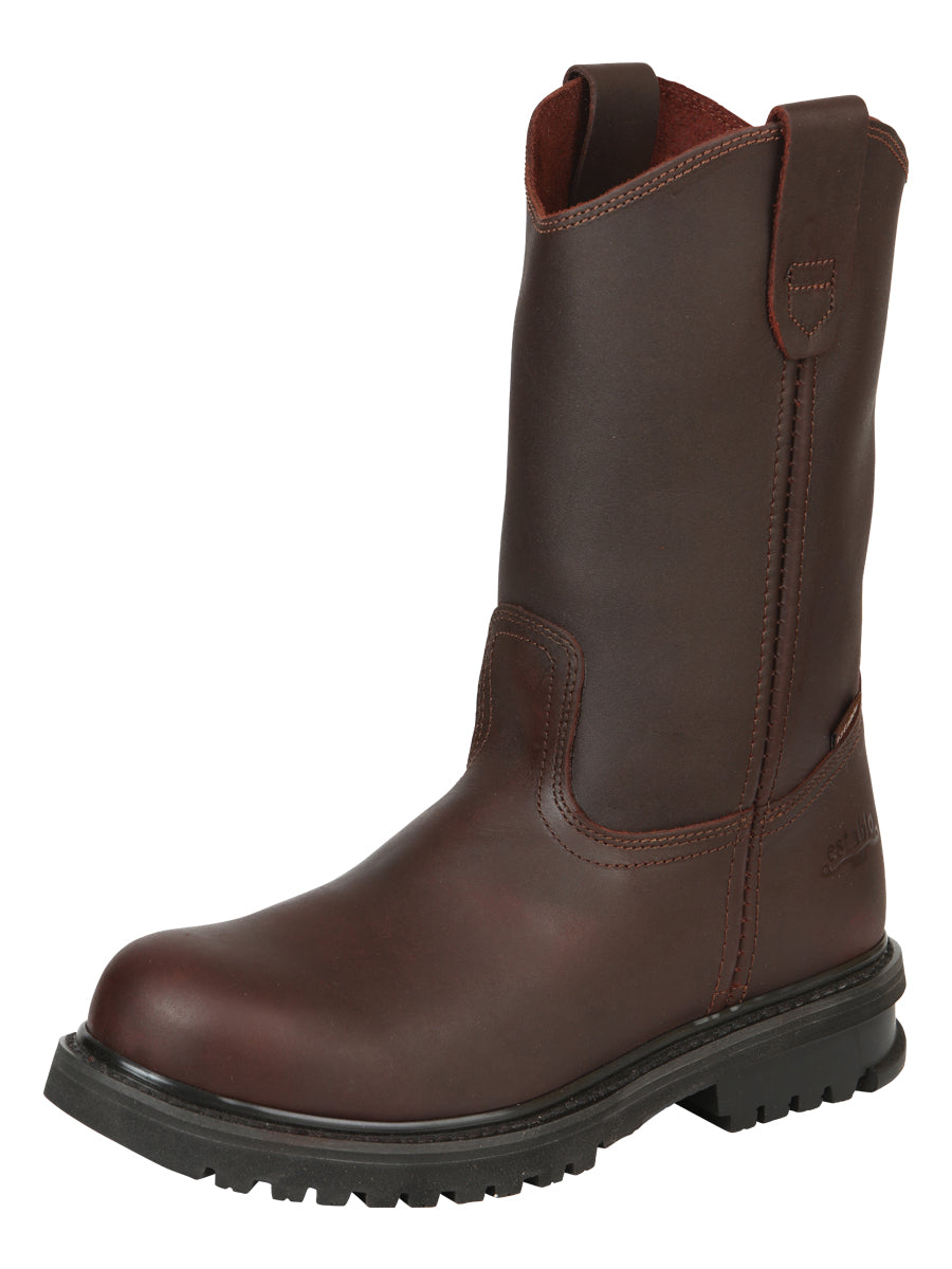 Bota de trabajo Establo - Piel Grasso - Shedron 13351