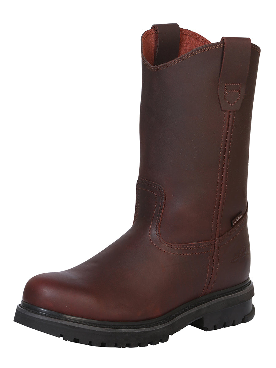 Establlo Men's Work - Leather Grasso - Shedron 13351