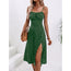 🌸 Vestido Largo de Lunares con Tirantes para Mujer – Elegancia Veraniega con un Toque Atrevido
