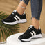 Zapatillas de mujer transpirables con suela gruesa