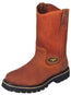 Bota de trabajo para hombre El General con puntera de acero - Miel 31329