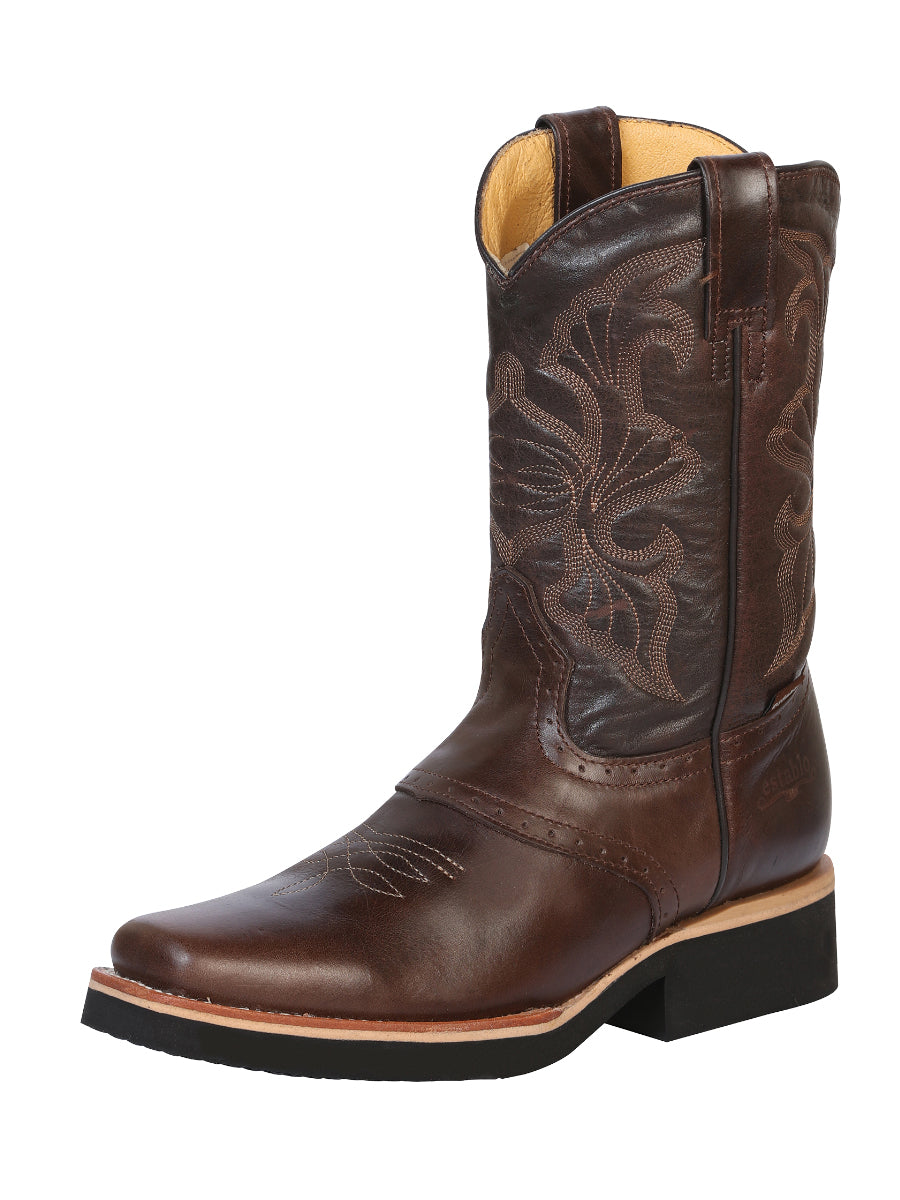 Bota de trabajo Establo para hombre - cuero rústico en marrón Dallas

  33557