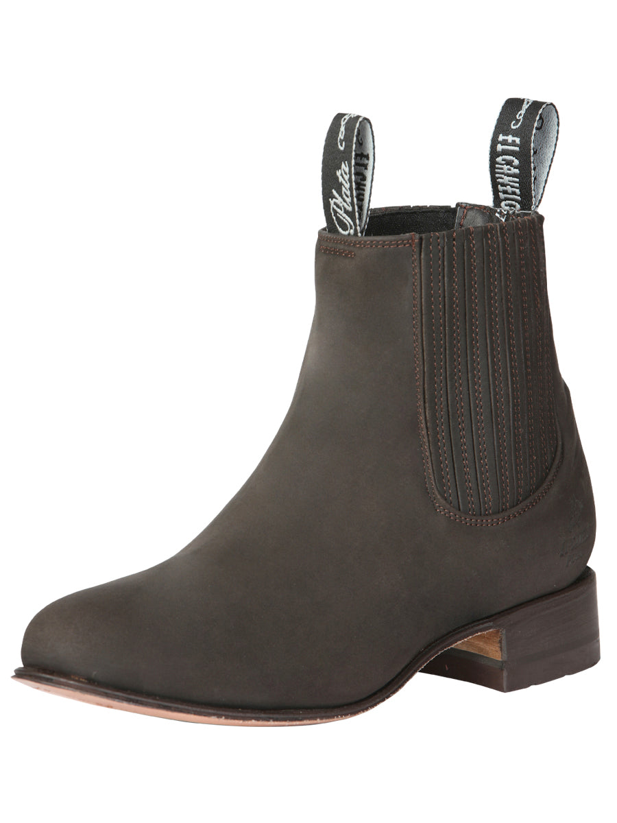 Bota Charro Canelo - Nobuck Marrón 34291