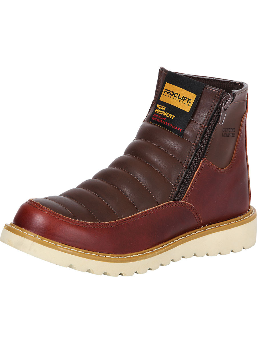 ProCliff Protection Women's Lace Up Work Boot- Wine 35205