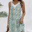Women’s Lace Patchwork Floral Print Dress