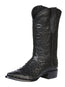 Botas Vaqueras El Señor de los Cielos para Hombre - Piel de Avestruz de Imitación - Negro 40836