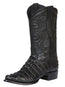 Bota vaquera El Señor de los Cielos - Caimán - Negra 40842