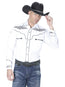 Camisa vaquera General Embroidery blanca/negra 40984