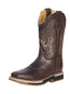 Bota de Rodeo Establo para Hombre - Piel Bovina Grizzly en Marrón

  41539