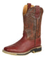Botas de rodeo Establo para hombre - Cuero bovino grizzly en Shedron 41541