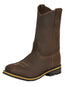 Bota de rodeo para hombre Establo - Cuero Crazy Tan con puntera de acero 41544