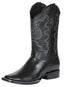 Bota de rodeo El General para hombre - Imitación de lagarto - Negra 41904