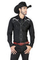 El Señor de los Cielos Embroidery Shirt Black/White 42958