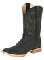 Bota Vaquera de Piel para Hombre El General - Negra 43534