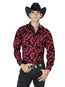 Dark Wine Casual Long Sleeve Shirt 43585