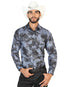 Camisa Negra Casual de Manga Larga 43775