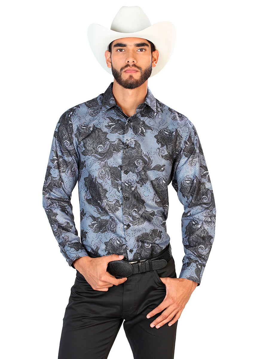 Black Casual Long Sleeve Shirt 43775