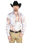 Camisa Blanca Casual de Manga Larga 43993
