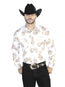 Off White Gold Casual Long Sleeve Shirt 44064