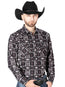 Camisa Vaquera Negra de Manga Larga 44205