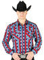 Camisa vaquera de manga larga azul 44212