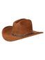 Sombrero vaquero El General de gamuza para niños, tabaco 44244