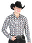 El General - Camisa informal de manga larga - Gris/Caqui 44308