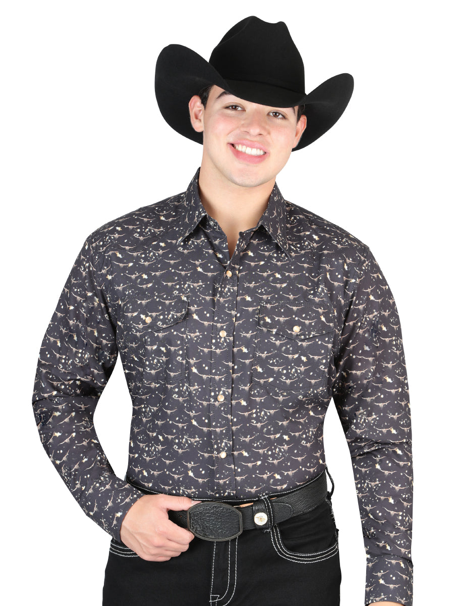 Camisa Western El General - Negra 44309