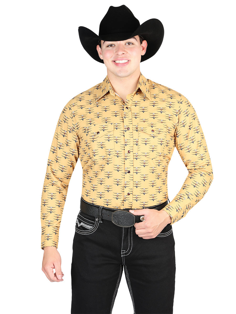 El General Camisa Occidental Amarilla 44323