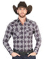 Camisa casual de manga larga El General Azul Oscuro 44403