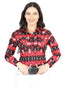 Casual Long-Sleeve Shirt by El General Red 44408