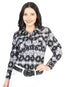 Camisa informal de manga larga de El General Negra 44409
