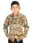 Camisa de manga larga informal El General Mostaza 44442