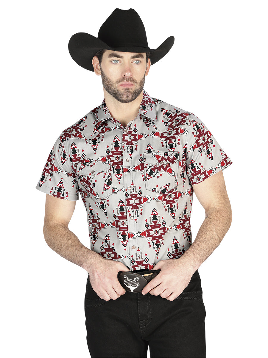 Camisa Western El General - Gris 44446