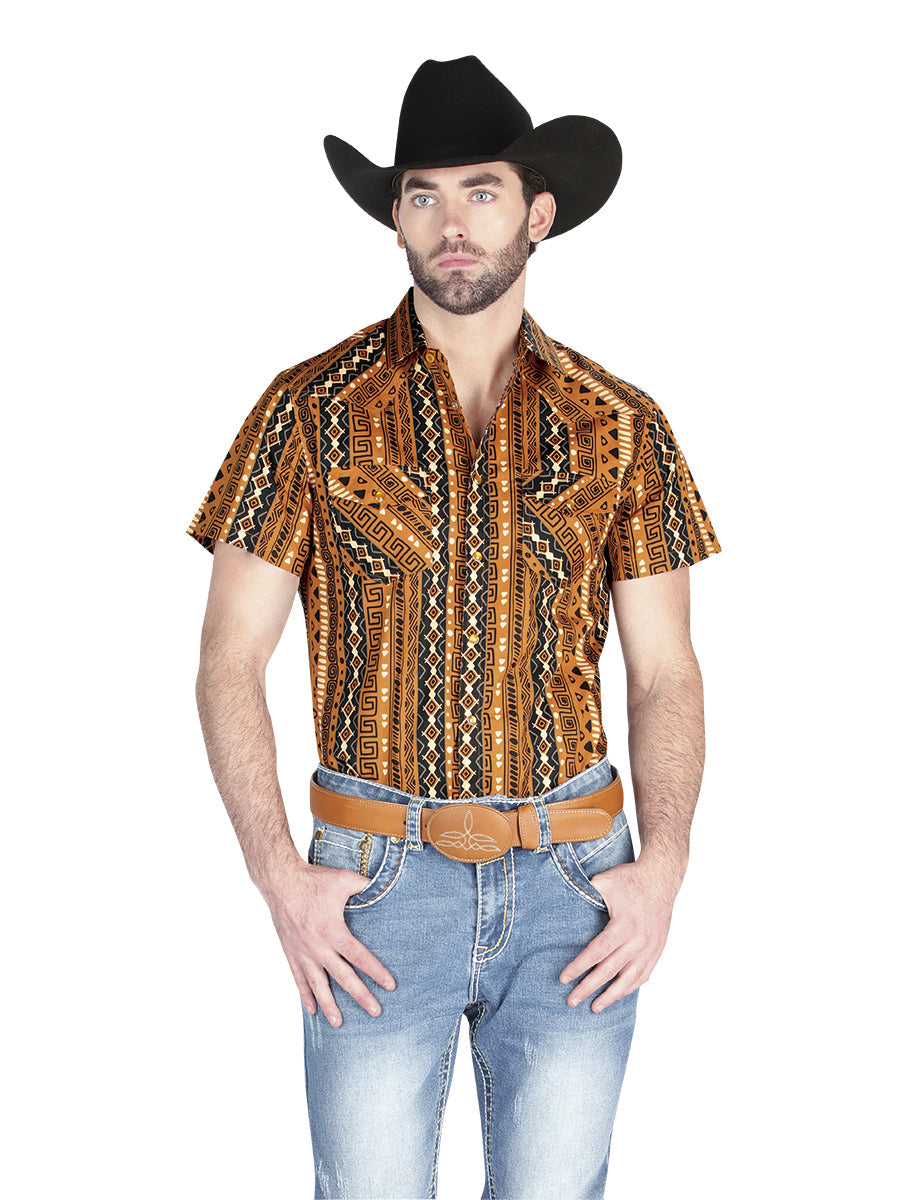 Camisa Western El General - Mostaza 44455