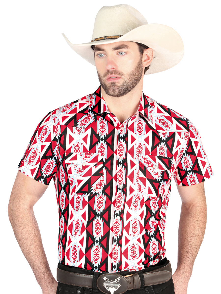 Camisa Western El General - Borgoña 44458