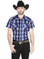 Camisa El General Western - Azul 44460