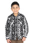 Camisa casual de manga larga de El General negra 44507
