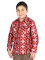 Camisa casual de manga larga El General Roja 44510