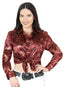 Camisa de manga larga informal General Burgundy 44595