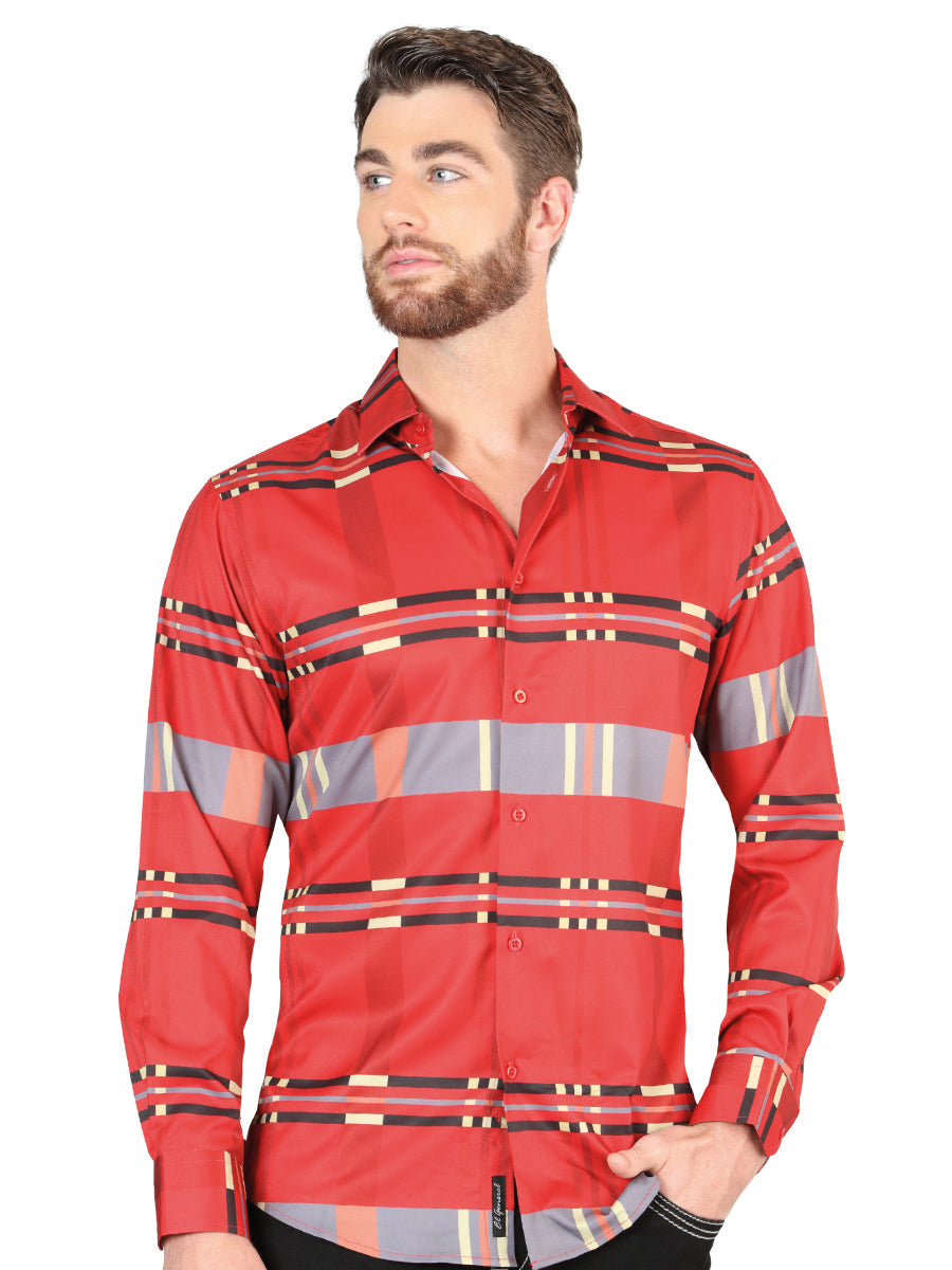 Camisa El General informal de manga larga 44601