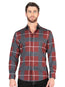 Camisa Casual de Manga Larga General Burgundy 44603