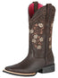 El General Women's Cowboy Boot - Crazy Brown 44635