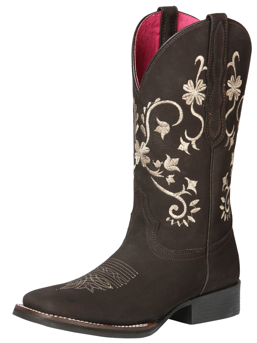Bota Vaquera - El General Rodeo - Mujer - Nobuck Café 44642