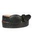 Cinturón vaquero El General para hombre, imitación piel de caimán - Negro 44675