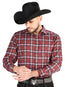 El General - Camisa informal de manga larga - Roja 44710